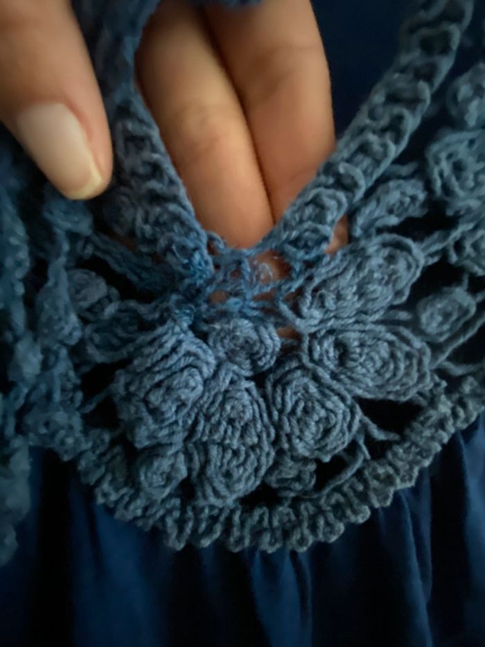 Blouse bleu M&S 36 - photo numéro 4