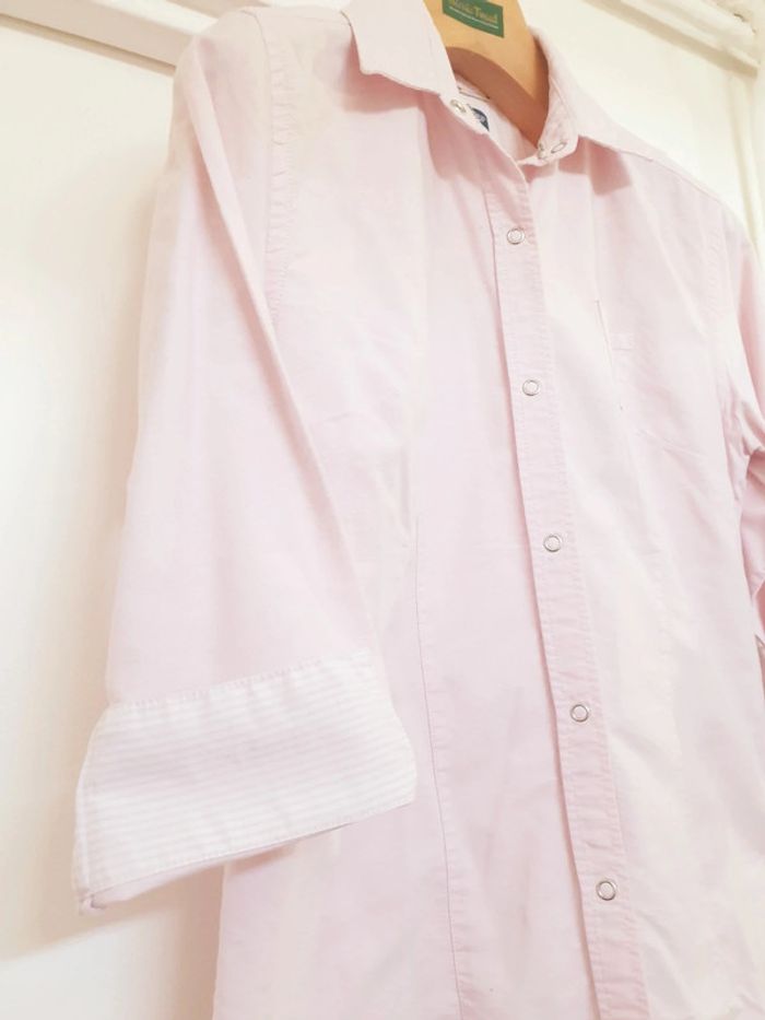 Haut Blouse Chemise Coton Saint James Taille 40 - photo numéro 2
