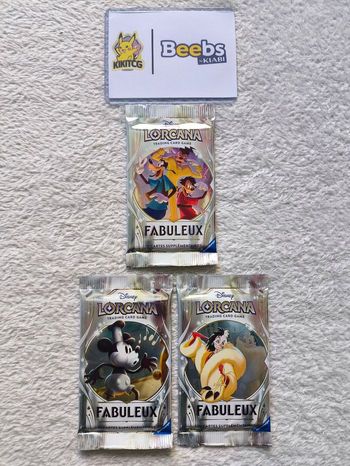 artset de boosters Lorcana Chapitre 9 Fabuleux