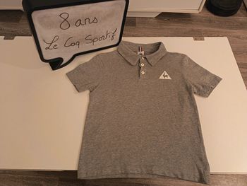 Polo garçon 8 ans Le Coq Sportif 
