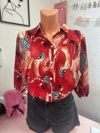 Chemise à motif Shein taille 1XL