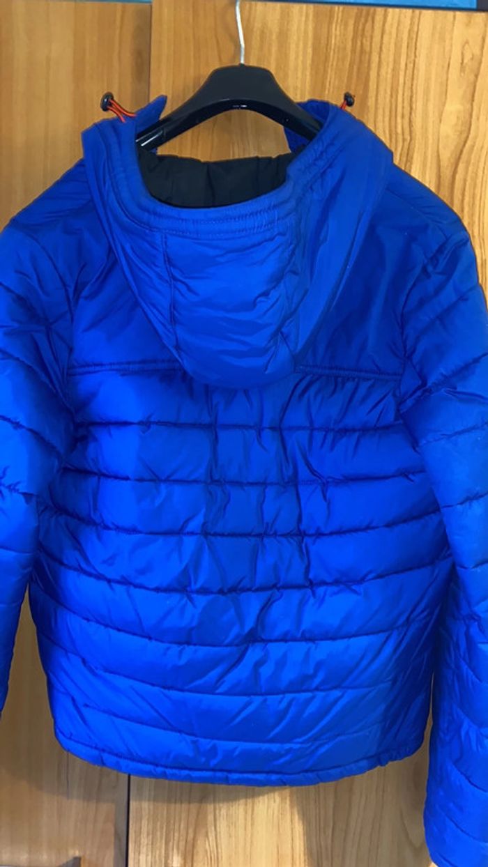 Doudoune Hollister bleue M - photo numéro 5