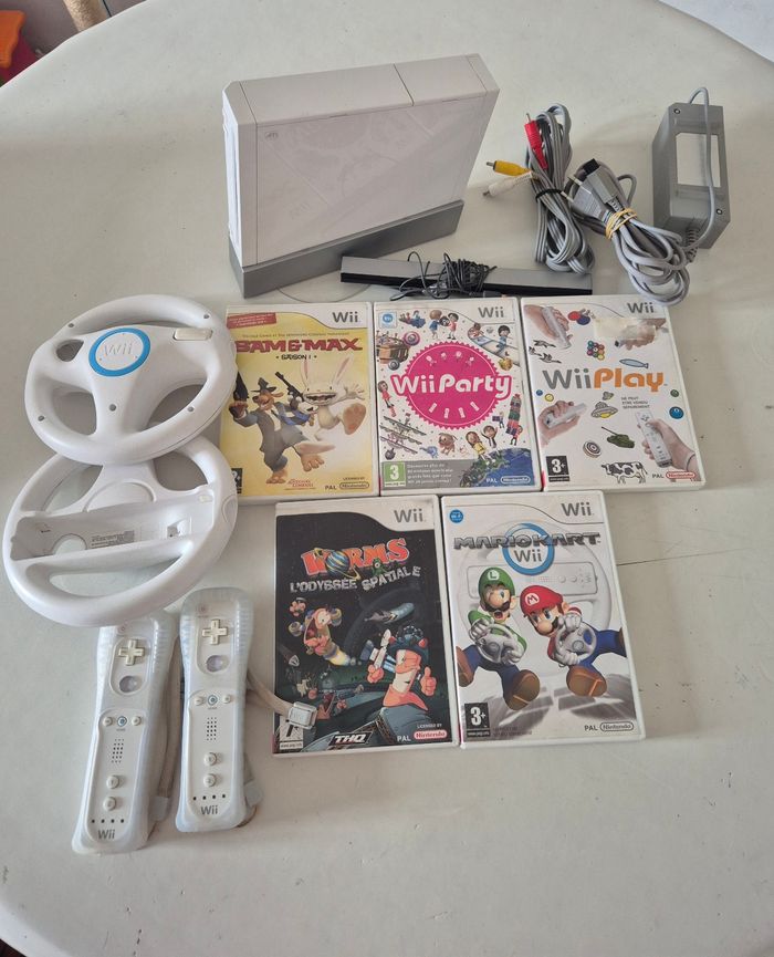 console Nintendo wii blanche et jeux