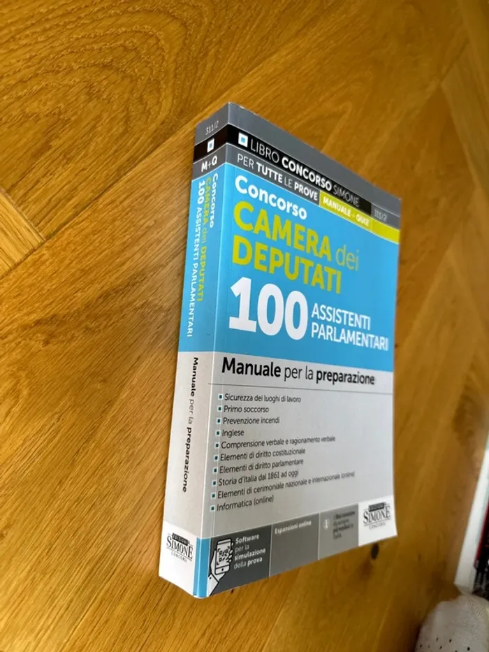 Livre concorso caméra dei députati 100 assistenti parlamentari - photo numéro 2