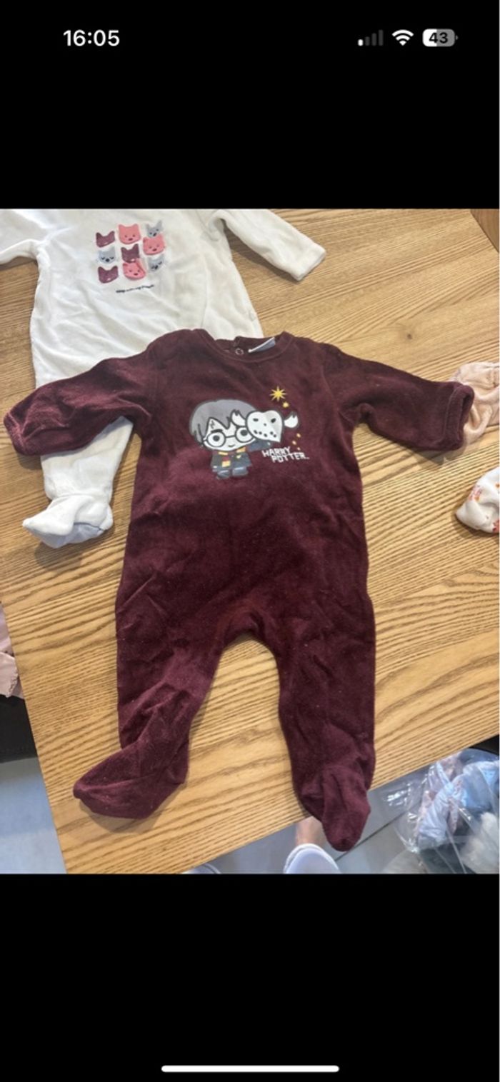 Lot de 5 pyjamas bébé fille - photo numéro 3