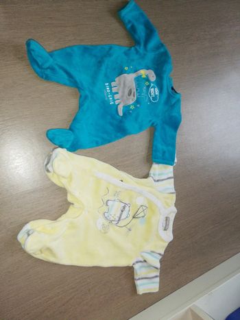 Lot de 2 pyjama naissance