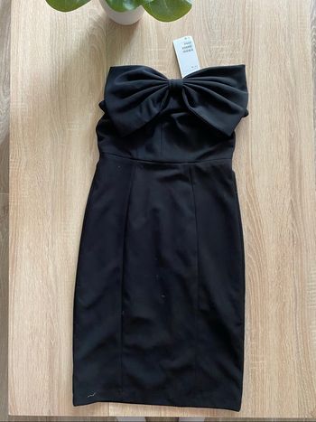 Robe noire noeud H&M neuve