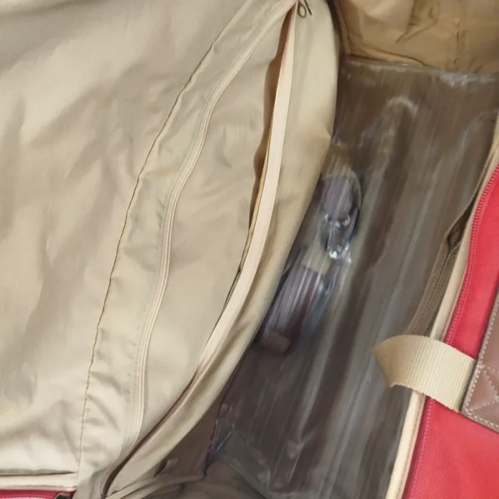 Set valise - lot de bagage Lancel rouge - photo numéro 2