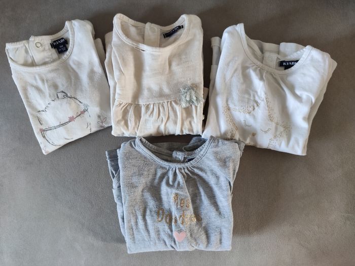 Lot de 4 t-shirts manches longues