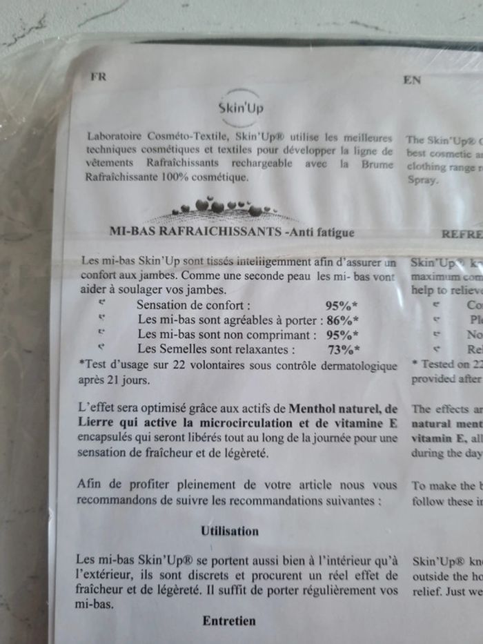 Paire de Mi-bas noir amincissant - photo numéro 6