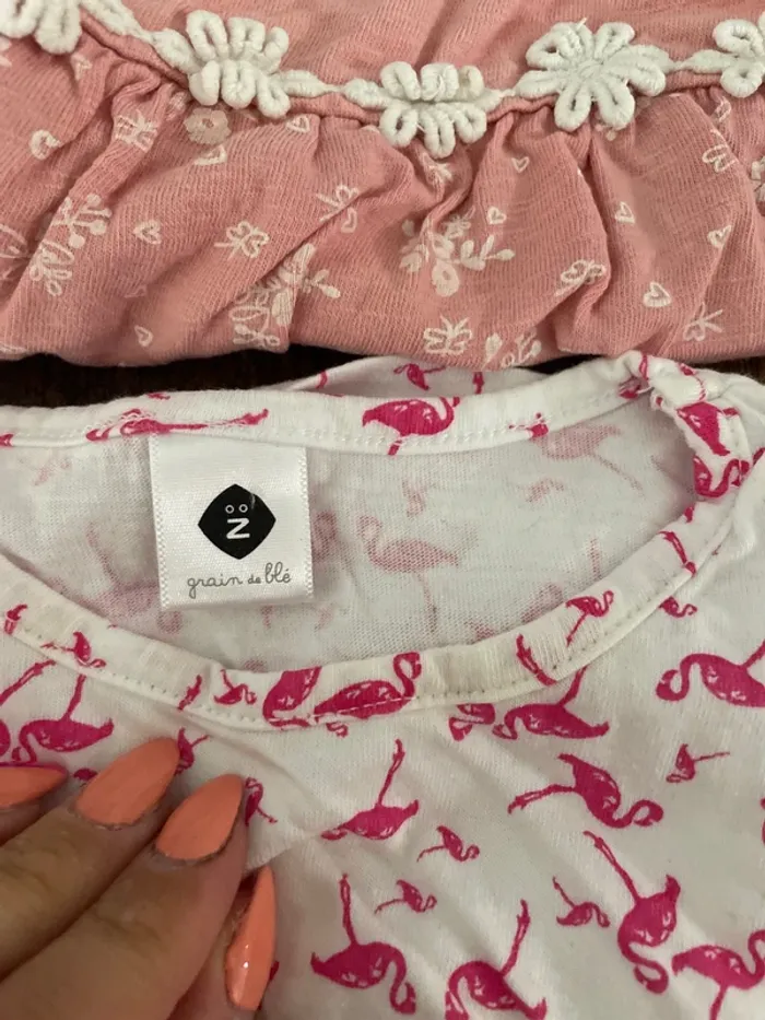 Lot de 7 robes / combinaison bébé fille 12 mois - photo numéro 3