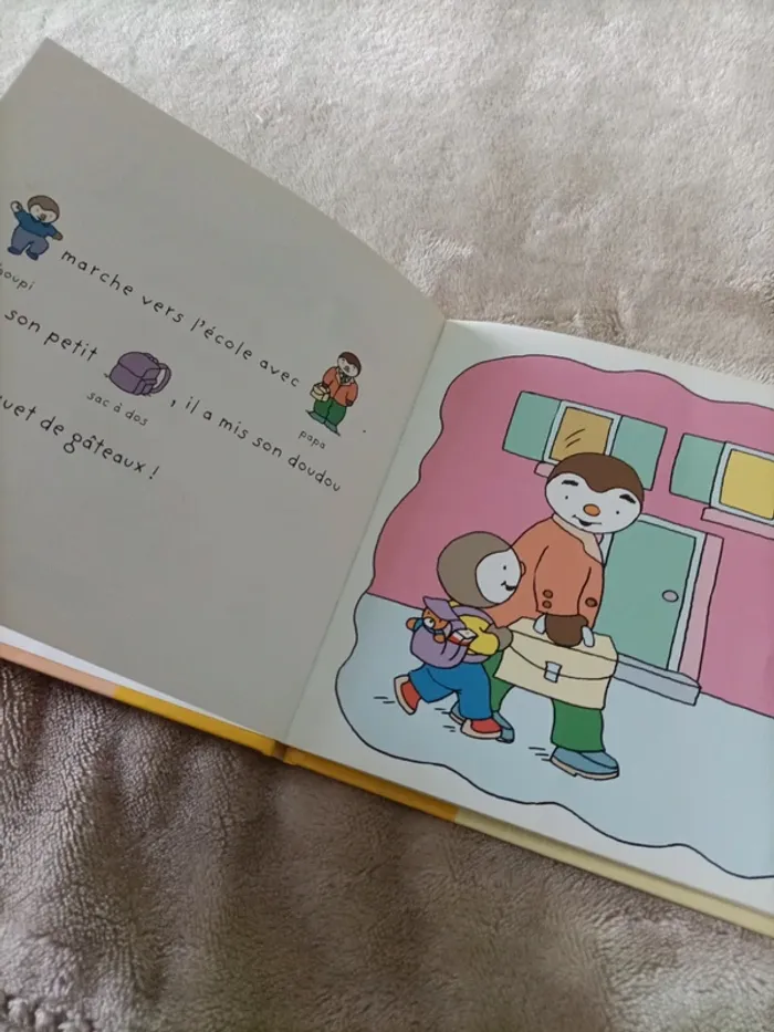 Livre T'choupi à l'école - histoire à deux voix - photo numéro 9