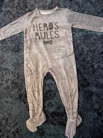 Pyjama velours 23 mois TEX
