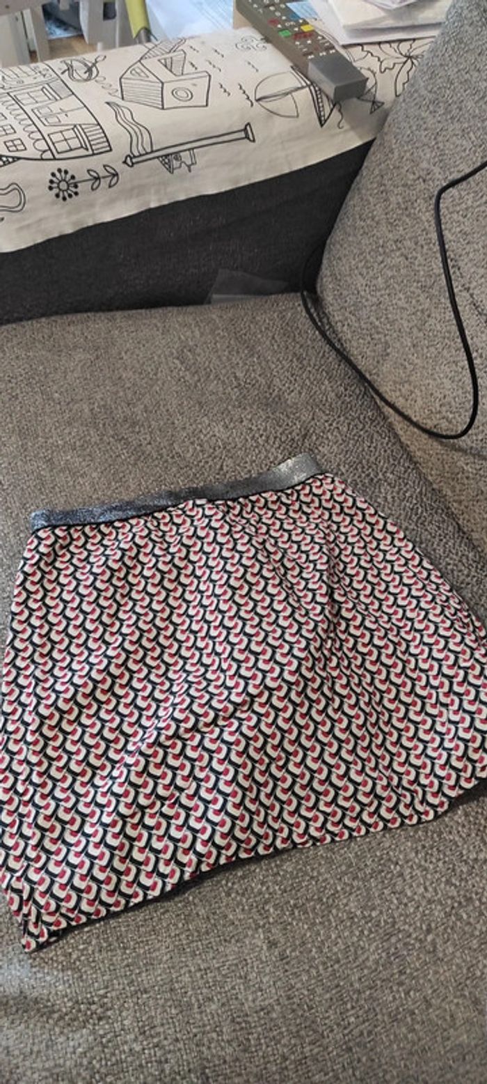 Jupe courte élastique scintillant - photo numéro 4