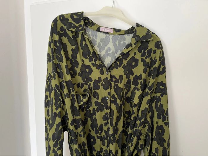 Robe cassis léopard - photo numéro 2
