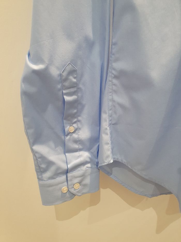 Chemise Roubaix bleu ciel/piment Taille L (taille petit) - photo numéro 3