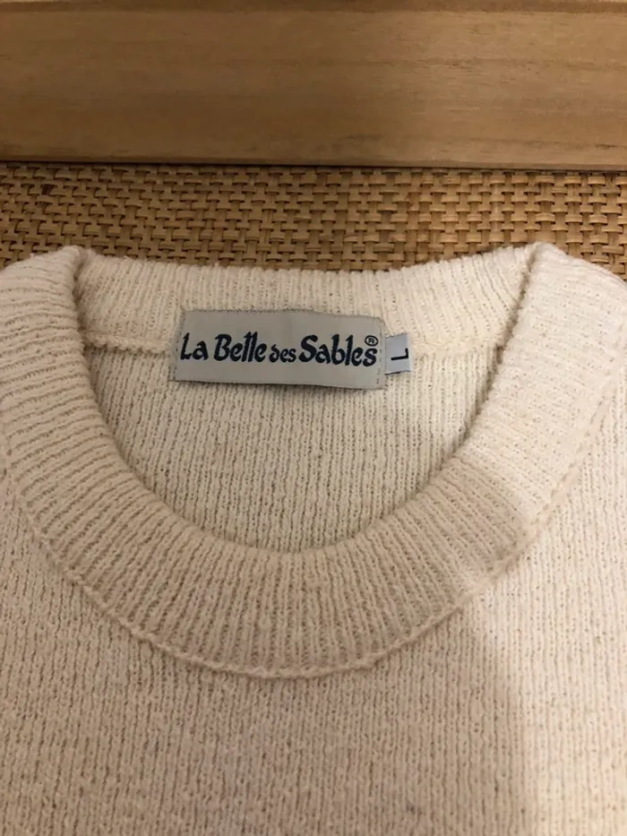 Pull rayé marron - photo numéro 8