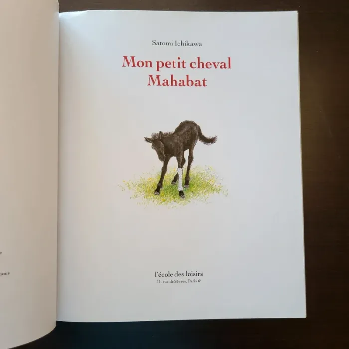 Livre école des loisirs - Mon petit cheval Mahabat - photo numéro 3