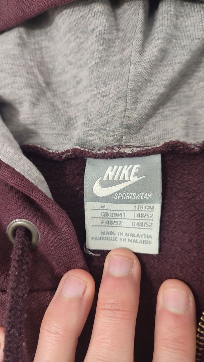 Vêtement vintage de marque Veste zippé Nike Sportswear Oregon cascade tour violet M #D84 - photo numéro 2