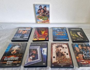 Lot DVD Films Action Thriller Gladiator Cop Yakuza Warriors
