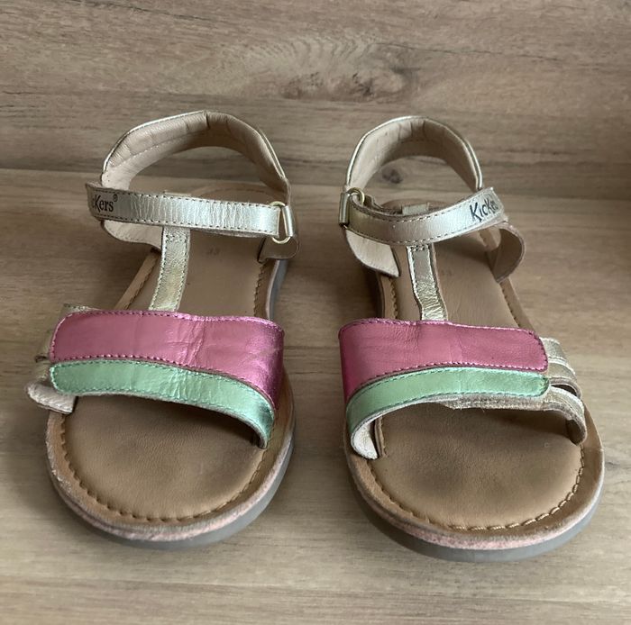 sandalette à scratch - photo numéro 3