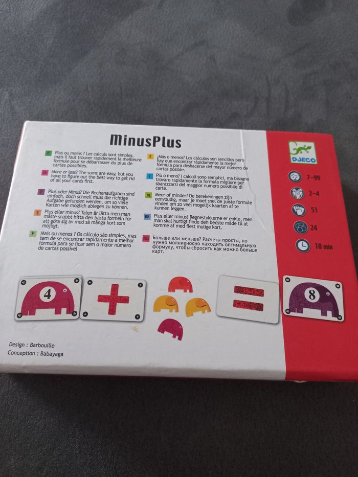 Minusplus djeco jeu de calcul - photo numéro 2