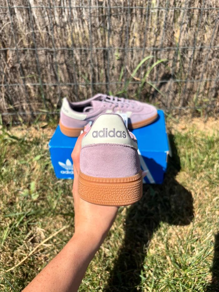 Baskets Femme Basses adidas Handball Spezial Lila Violet - Taille 38 2/3 - photo numéro 5