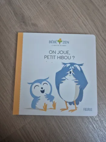 Livre bébé On joue petit hibou