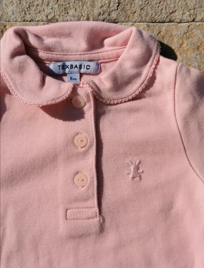 Body à col Tex Basic 6 mois - photo numéro 2
