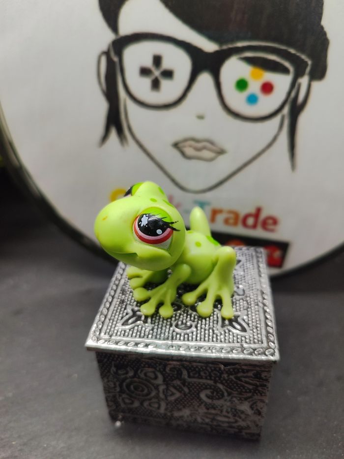 Lps01050 My Littlest Petshop Lps Pet Shop Authentic Grenouille Frog 898 Variant - photo numéro 2