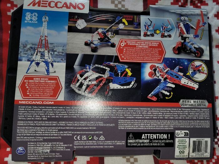 Malette de jeux de construction Meccano des 10 ans, neuve - photo numéro 2