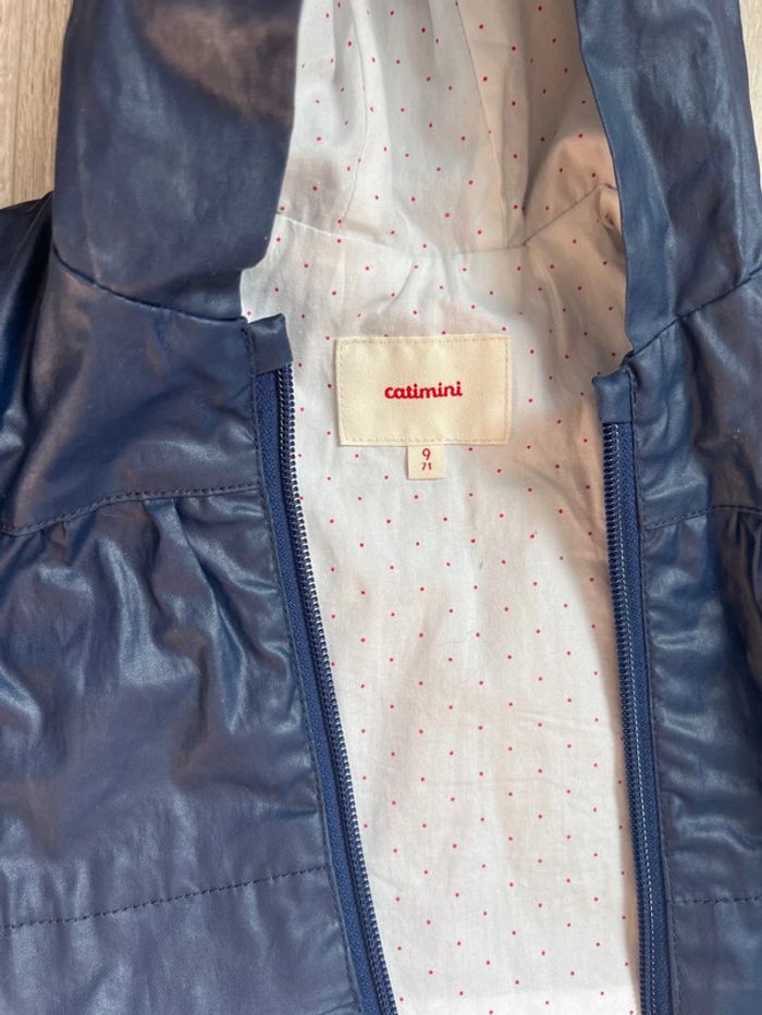 Parka bleu 9 mois catimini bébé - photo numéro 2