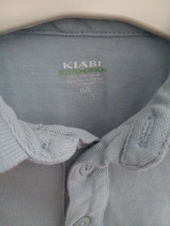Polo kiabi bleu ciel - photo numéro 3