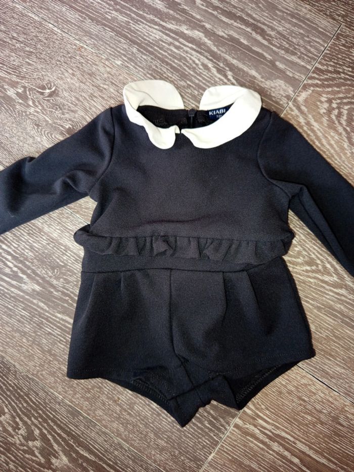 Combi short noir et blanche 3 mois kiabi