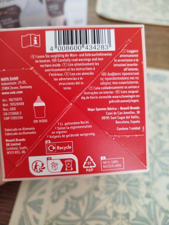 Nuk Biberon Perfect Match - photo numéro 7