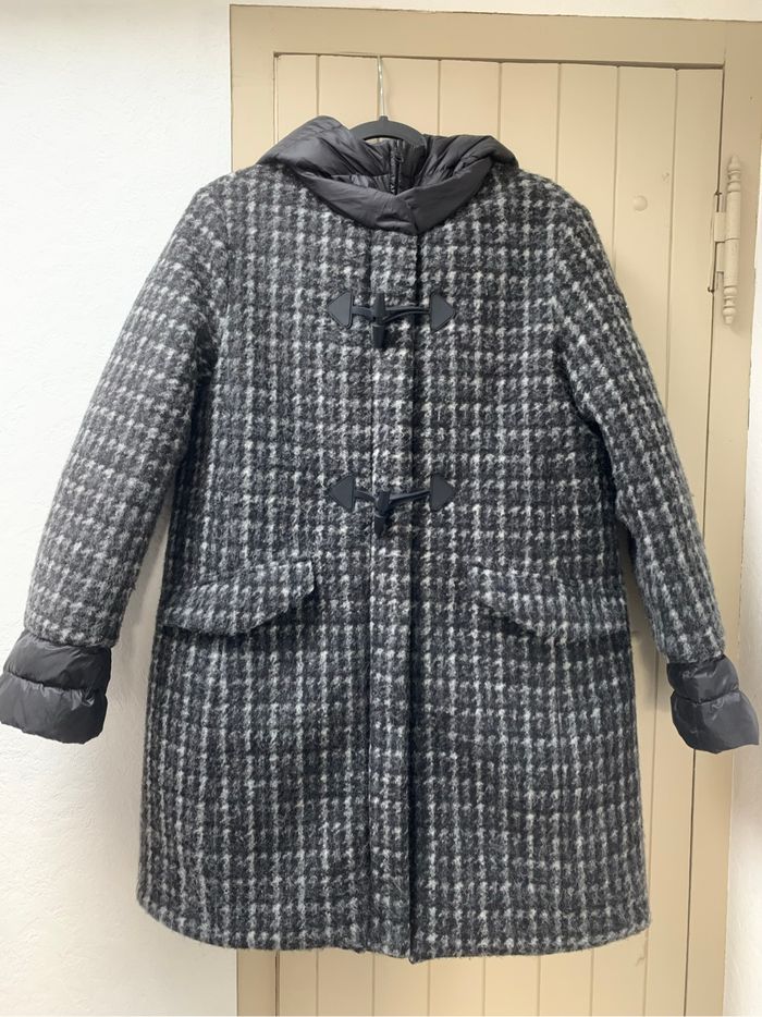 Manteau / duffle-coat Colmar noir et gris