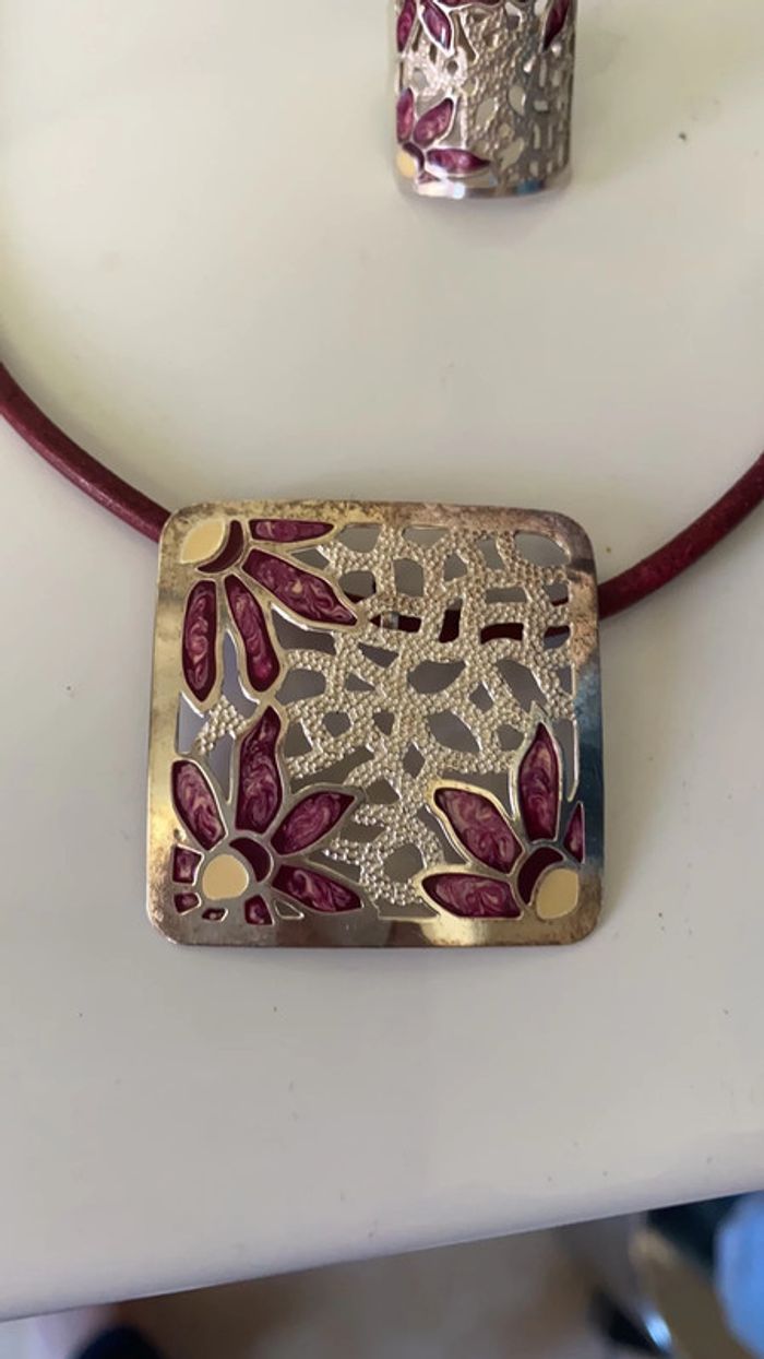 Ensemble collier et bague manège à bijoux - photo numéro 3