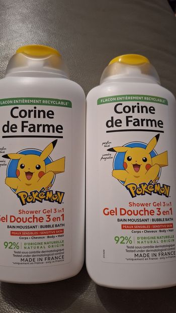 Gel douche corine de farme pokemon
