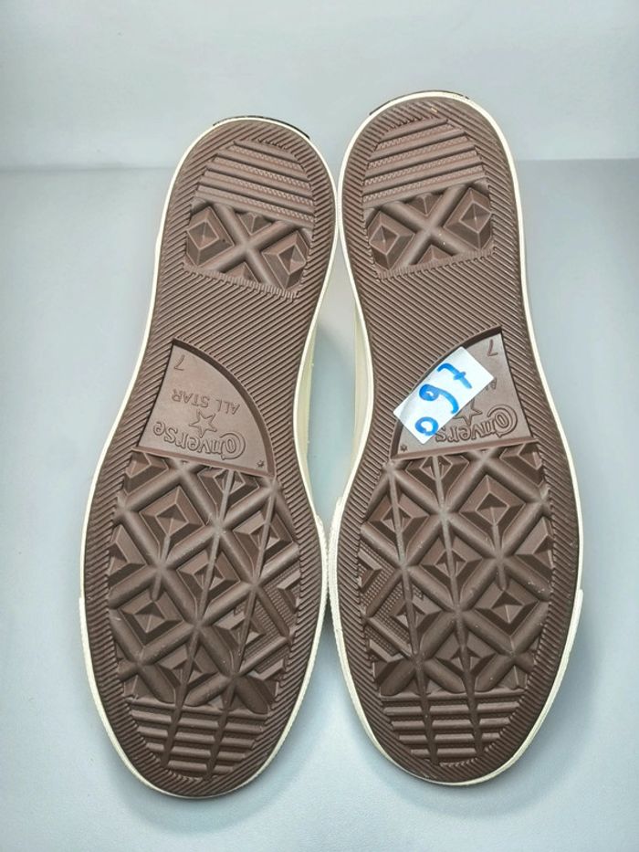 Baskets converse x Chuck Taylor jaune et blanche pointure 40 neuves sans boîte - photo numéro 7