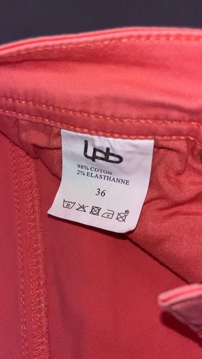 Pantalon slim corail LPB - photo numéro 2