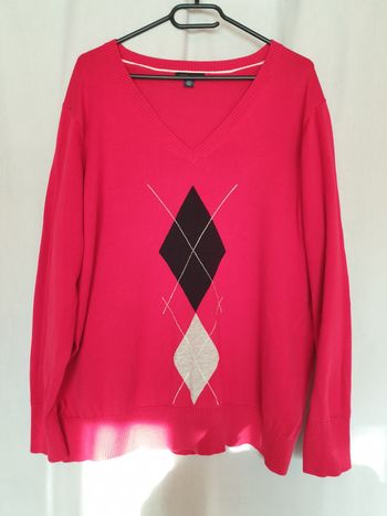 Pull femme 2X rouge Tommy Hilfiger