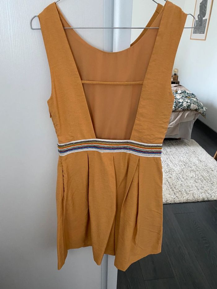 Robe plissée orange - The Korner - photo numéro 2