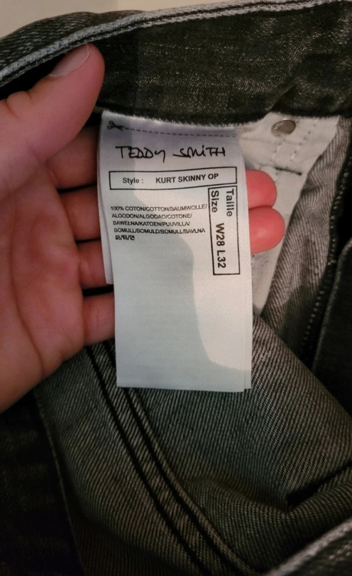 Jean skinny noir teddy Smith - photo numéro 5