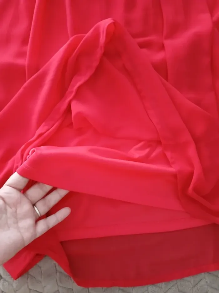 Robe rouge bustier taille 44 - photo numéro 6