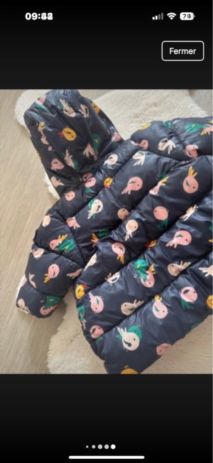 Doudoune comme neuf petit bateau 6 mois - photo numéro 7