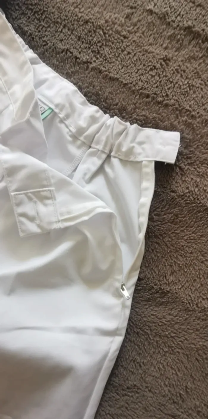 Pantalon blanc Clemix neuf - photo numéro 2