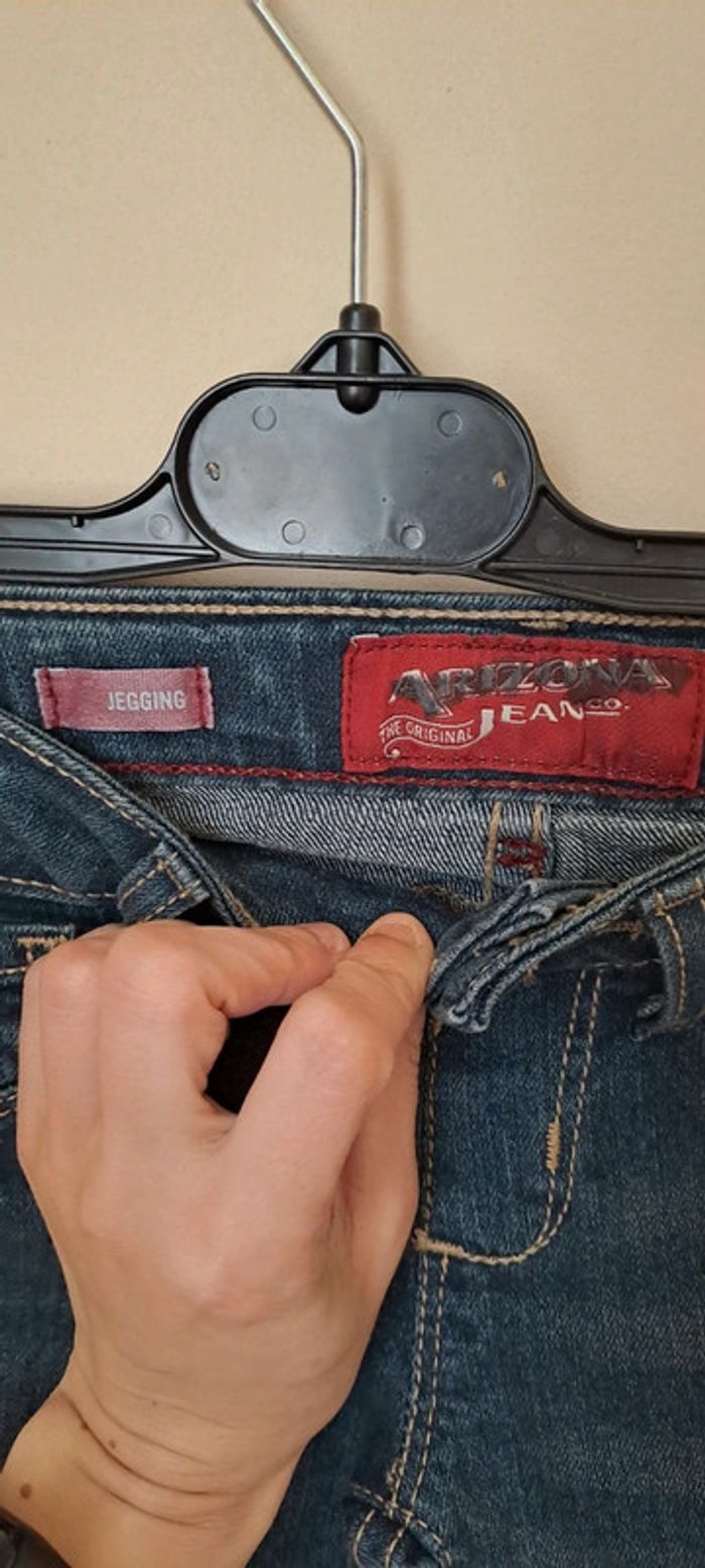 💚Jean slim enfant – bleu denim classique - Taille 6 ans - photo numéro 3