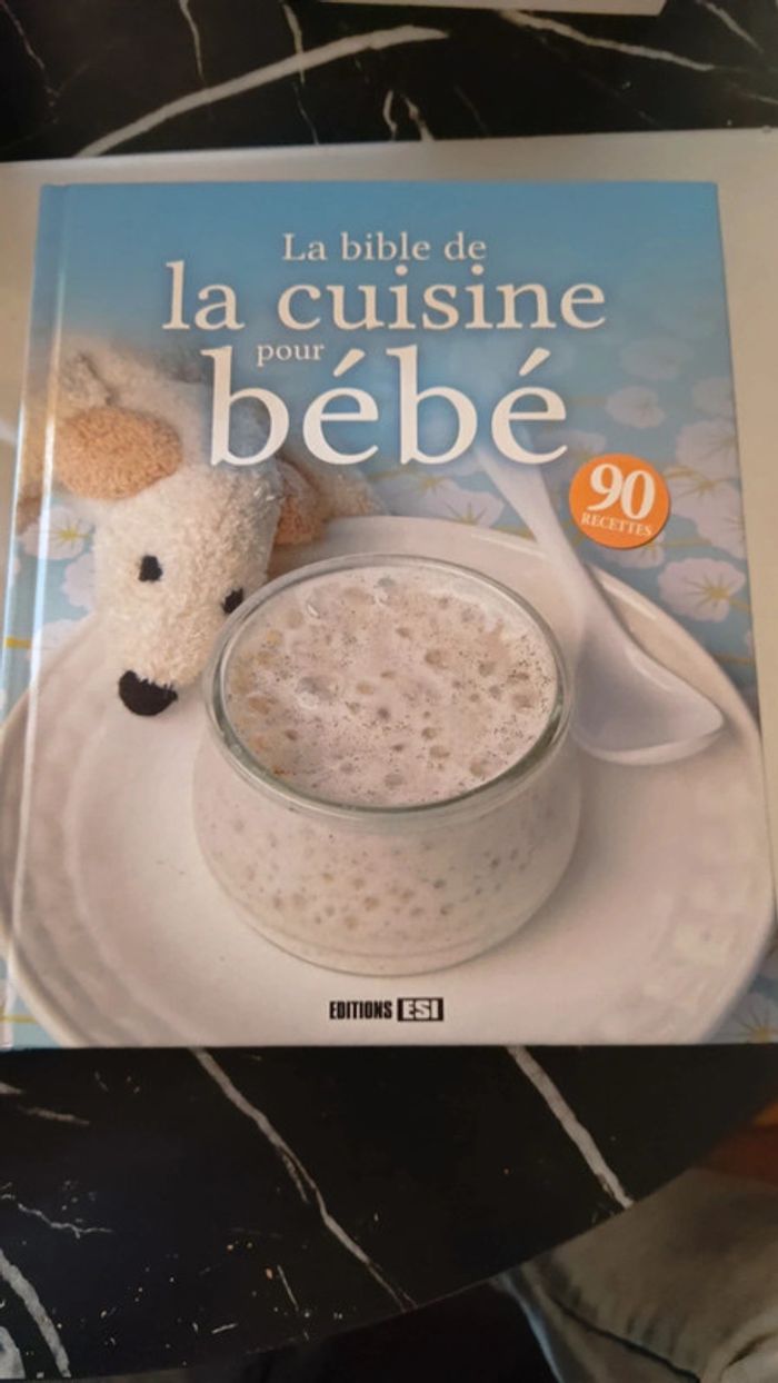 Livre de cuisine pour bébé