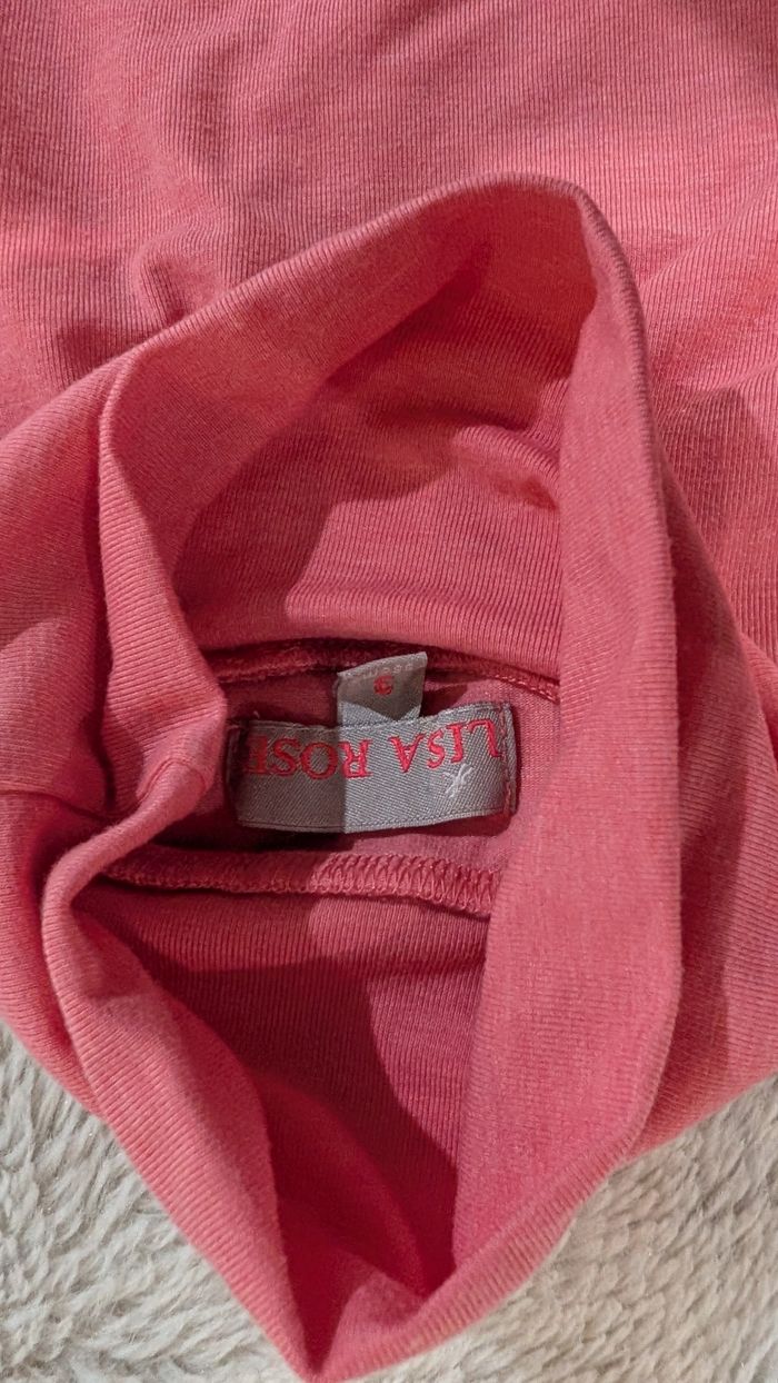 T-Shirt manches longues col roulé Lisa Rose taille 3 ans - photo numéro 2