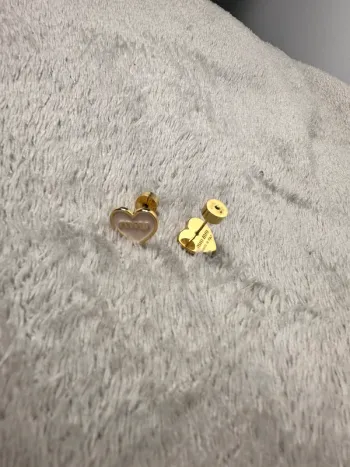 Boucle d’oreille miu miu rose or